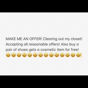 CLEARING OUT MY CLOSET